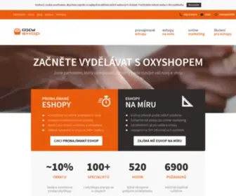 Oxyshop.cz(Partner pro úspěšný online byznys) Screenshot