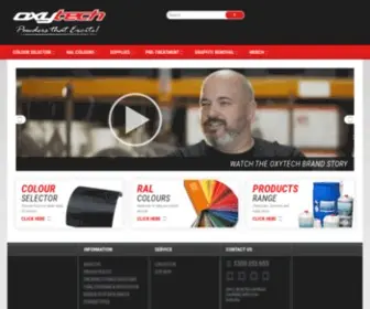 Oxytech.com.au(Oxytech Powder Coatings) Screenshot