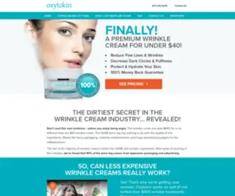 Oxytokin.com(Best Anti Wrinkle Cream Oxytokin) Screenshot