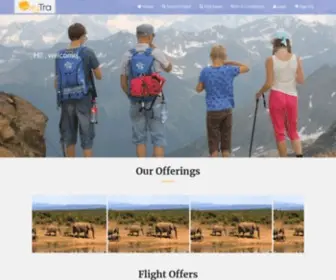 Oxytra.com(A well known Travel Agency) Screenshot