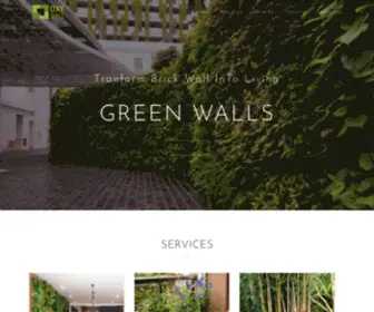 Oxywall.com(Green wall maker) Screenshot
