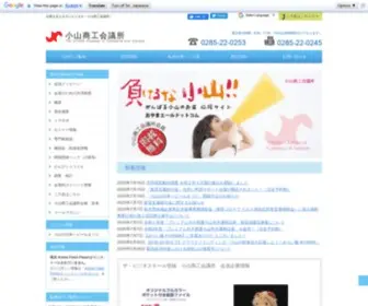 Oyama-CCI.or.jp(商工会議所) Screenshot