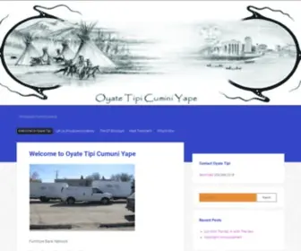 Oyatetipi.com(Winnipeg's Furniture Bank) Screenshot