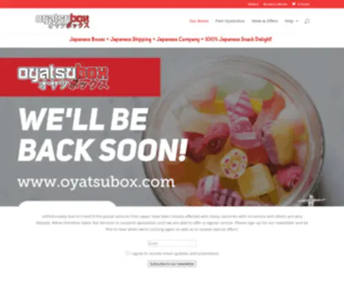 Oyatsucafe.com(Snack Boxes from Japan) Screenshot