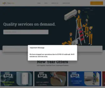 Oyelazy.com(Home Services) Screenshot