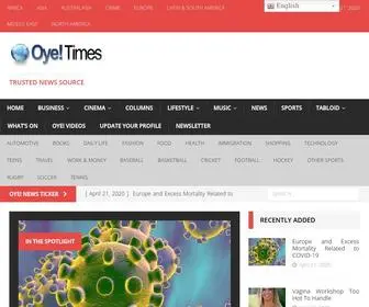 Oyetimes.ca(Oye) Screenshot