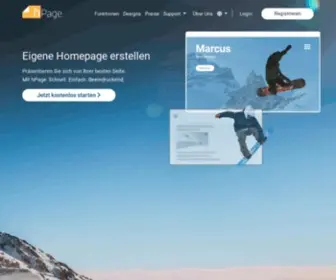 Oyla.de(Kostenlose Homepage erstellen) Screenshot