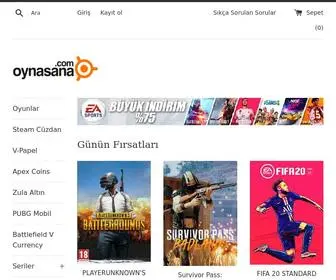 Oynasana.com(Mağaza) Screenshot