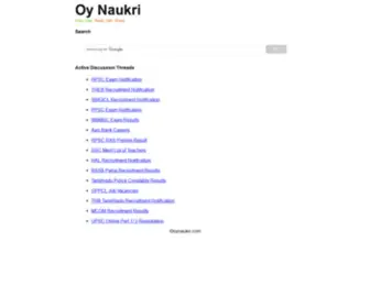 Oynaukri.com(Oy Naukri) Screenshot