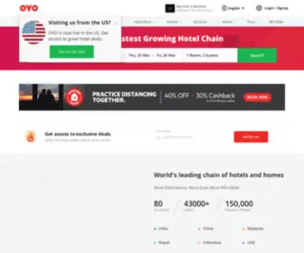 Oyo.com.br(India's Best Online Hotel Booking Site for Sanitised Stays) Screenshot