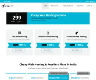 Oyofish.com(Cheap web hosting india) Screenshot