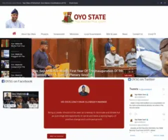 Oyostate.gov.ng(Oyo State Government) Screenshot