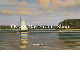 Oysterbayframe.com(Oyster Bay Frame Shop) Screenshot