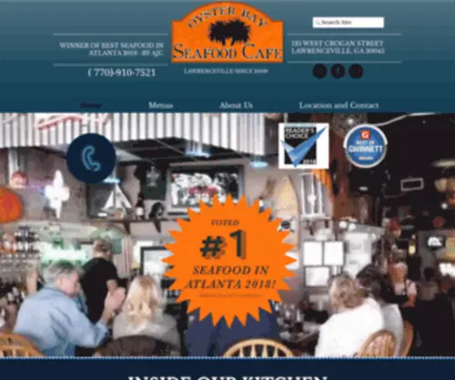 Oysterbayseafoodcafe.com(Oyster Bay) Screenshot