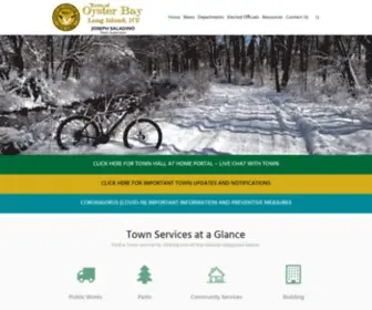 Oysterbaytown.com(Town of Oyster Bay) Screenshot