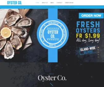 Oystercosg.com(HOME) Screenshot