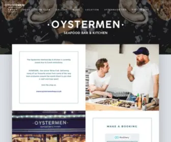 Oystermen.co.uk(Restaurant) Screenshot