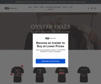 Oysterooze.com(Oyster Ooze) Screenshot