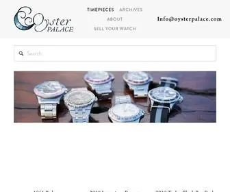 Oysterpalace.com(Oyster Palace) Screenshot