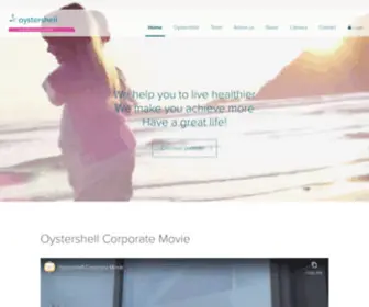 Oystershell.com(We help you to live healthier) Screenshot