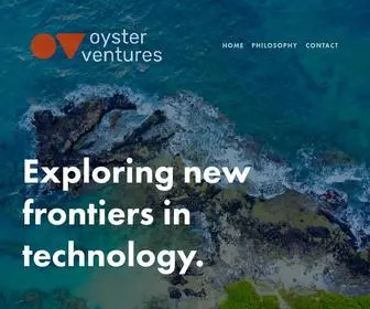 Oyster.vc(Oyster Ventures) Screenshot