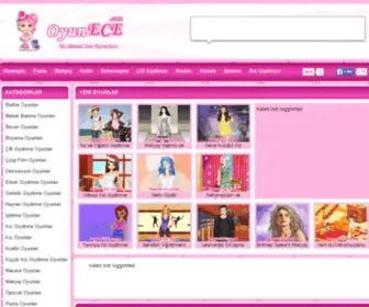 Oyunece.com(Kız oyunları) Screenshot