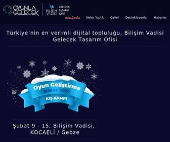 Oyunlagelecek.com(Konya Dijital Sanatlar Kampı 2021) Screenshot