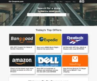 OZ-Coupons.com(Coupon codes and discounts for Australian stores) Screenshot