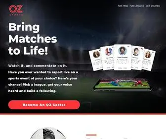 OZ.com(OZ Sports) Screenshot