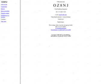 OZ8NJ.dk(OZ8NJ, Niels) Screenshot