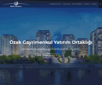 Ozakglobal.com(Özak Global) Screenshot