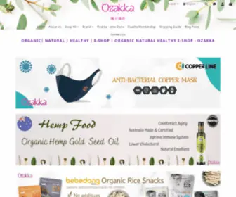 Ozakka.com(有機網店) Screenshot