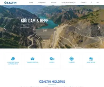 Ozaltin.com.tr(Özaltin Holding) Screenshot