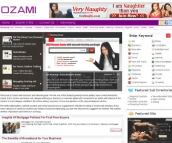 Ozami.com(Web Directory and Internet Guide) Screenshot