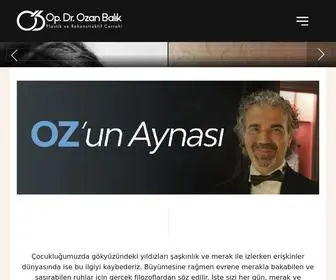 Ozanbalik.com(Estetik, Plastik ve Rekonstrüktif Cerrahi) Screenshot