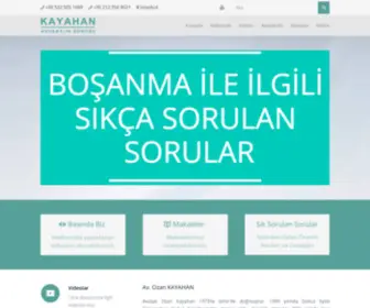Ozankayahan.av.tr(İstanbul Boşanma Avukatı) Screenshot