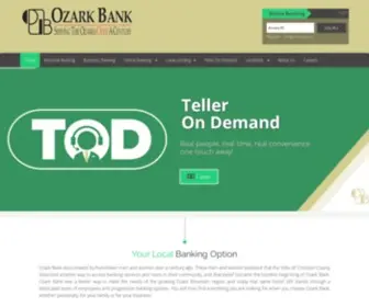 Ozarkbank.com(Ozark Bank) Screenshot