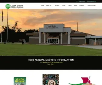 Ozarkborder.org(Ozark Border Electric Cooperative) Screenshot