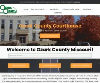 Ozarkcounty.net(Ozark County) Screenshot