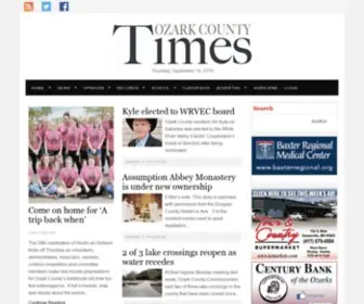 Ozarkcountytimes.com(Ozark County Times) Screenshot