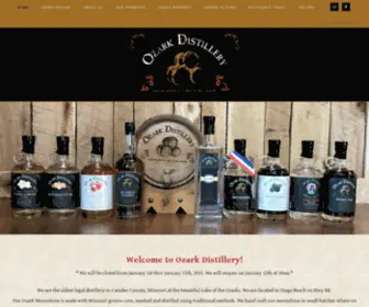 Ozarkdistillery.com(Ozark Distillery) Screenshot