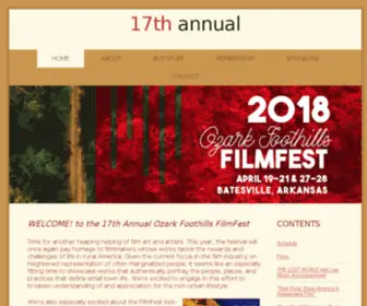 Ozarkfoothillsfilmfest.org(Ozarkfoothillsfilmfest) Screenshot