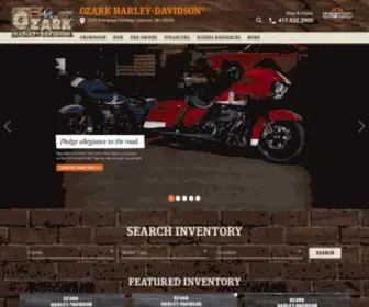 Ozarkharley-Davidson.com(Ozark Harley) Screenshot