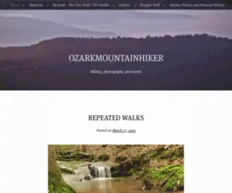 Ozarkmountainhiker.com(Hiking, photography, and words) Screenshot