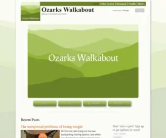 Ozarkswalkabout.com(Ozarks Walkabout) Screenshot