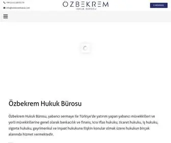 Ozbekrem.com(Özbekrem) Screenshot