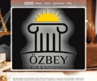 Ozbeyhukuk.com(Legal services for company) Screenshot