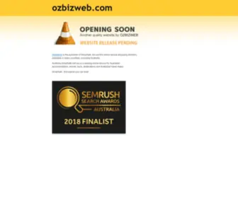 Ozbizweb.com(Listed on Shopsafe Australia by Ozbizweb) Screenshot