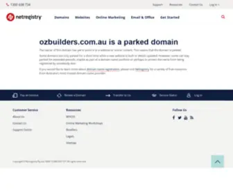 Ozbuilders.com.au(Ozbuilders) Screenshot