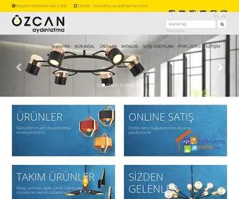 Ozcanaydinlatma.com.tr(Özcan) Screenshot